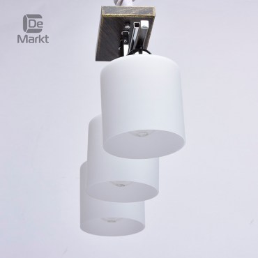 Люстра потолочная DeMarkt 673010803 Тетро 3x60W E27